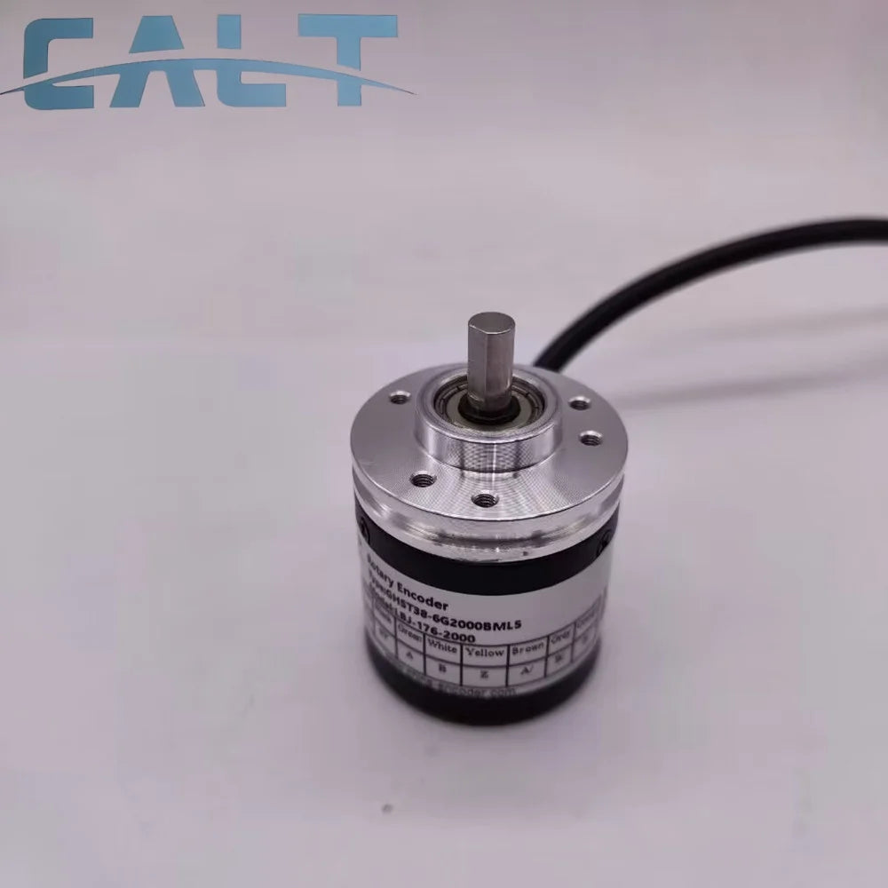 CALT GHST38 38Mm Outer 6Mm Shaft Rotary Encoder Pushpull Line Driver HTL NPN PNP Output For Industrial Automation Control