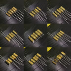 10pcs Nichicon FG Fine Gold Series Electrolytic Capacitor Hi-Fi Audio 0.33uF/1uF/2.2uF/3.3uF/4.7uF/10uF/22uF/47uF/100uF 25V/50V