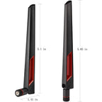 Dual Band 2.4GHz 5.8GHz Wifi Antenna + 15CM Cable to RP-SMA for Mini PCIe Card Wireless Routers, PC Desktop, Repeater