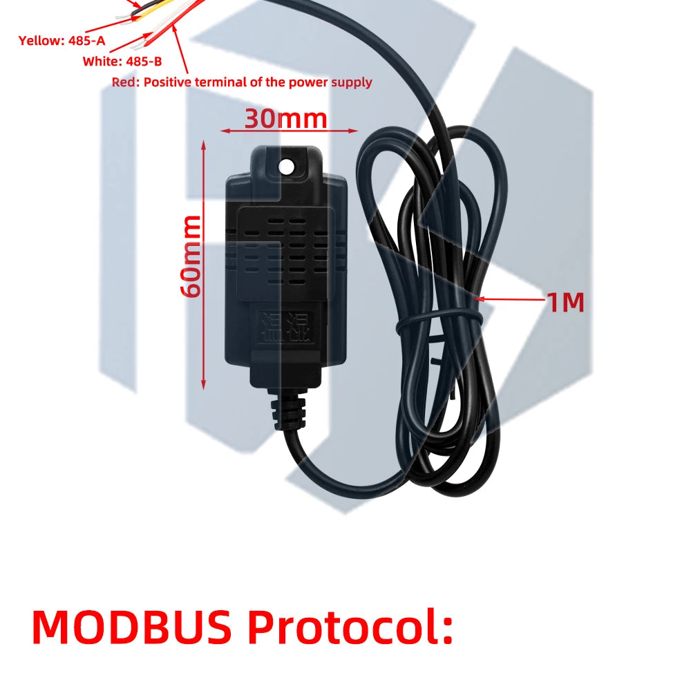 SHT20 RS485 Modbus RTU Temperature Humidity Sensor Transmitter for PLC