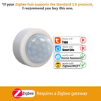 Zigbee Motion Sensor Pir Detection Human Body Infrared Sensor Anti Theft Security Detector Sensor Support Home Assistant Z2M
