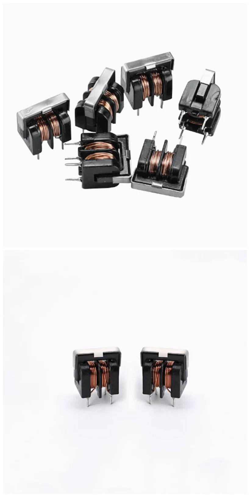 5pcs UU9.8 UU10.5 Common Mode Choke Inductor 5MH 10MH 20MH 30MH 40MH 50MH For Filter Pitch