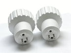 2pc MR16 to GU10 Halogen CFL LED Lamp Holder  Base Light Socket Adapter, Physically Change Contact,NO AC-DC Transformer Required