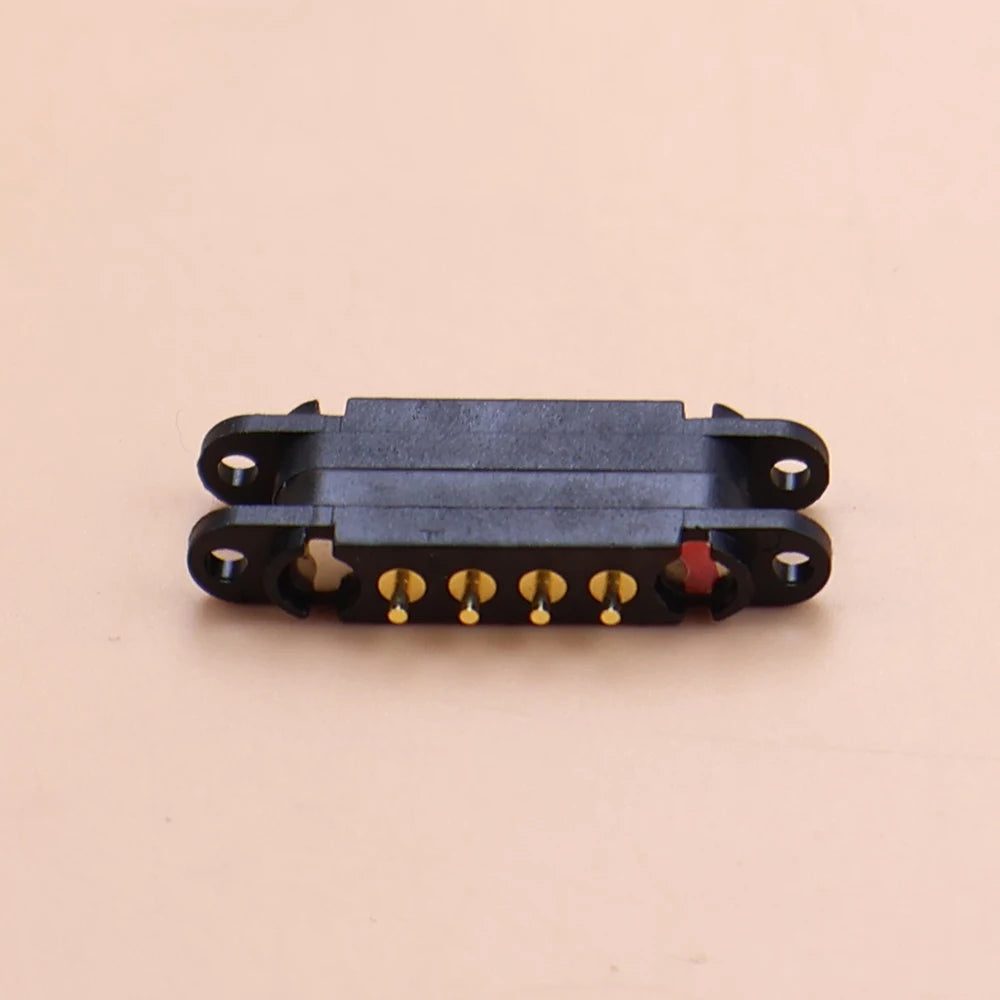 JCD Spring Loaded Male Female 2.5/2.54 MM Pitch 2P 3 4 5 6 7 8 Pole Through Holes PCB BTB Connector 2A DC Magnetic Pogo Pin