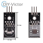 18B20 DS18B20 Digital Signal Output Temperature Measurement Module Board Detection Sensor for Arduino DC 5V Dupont Wire