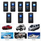 12V 24V Car Boat Rocker Toggle Switch Waterproof ON/OFF 5 Pin Latching Marine Push Button led light bar rear light reverse light