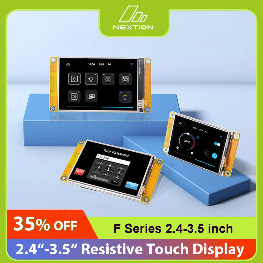 NEXTION 2.4” 2.8” 3.5” Discovery Series HMI Resistive Touch Display Module Free Simulator Debug Support Assignment Operator