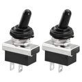 2PCS Toggle Switch KN3D-101 On/Off Switch 25A 12V 2 Pin Locking Electronics SPST SPDT DPDT Power Rocker Waterproof Cap