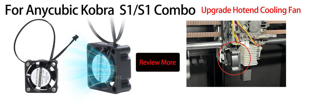 2.0 Version Upgraded Hotend For Kobra s1/s1 Combo Hotend Upgraded Thermistor Heater 200K For Anycubic Kobra S1/S1C Nozzles
