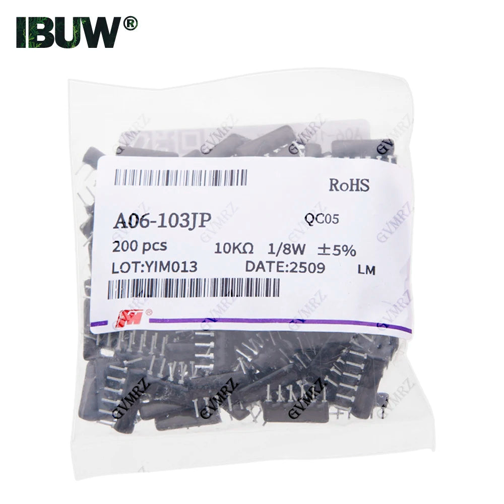 10pcs/200pcs 5PIN 6PIN 9PIN exclusion Network Resistor array DIP 220R 330R 470R 510R 560R 1K 1.5K 2K 2.2K 3K