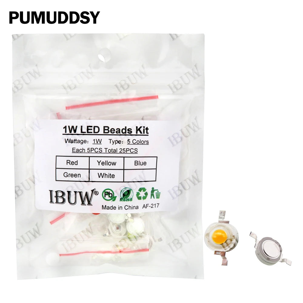 100pcs 5colors Each 20pcs 5730 5050 3528 1210 1206 SMD LED Diode Kit Red Green Blue White Yellow 0805 0603 0402