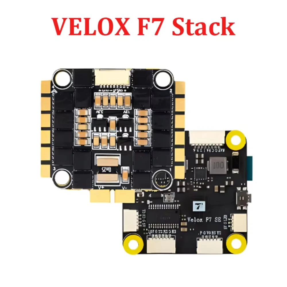 T-motor Velox F7 SE+V50A SE HD Stack (AM32) FC Flight Controller ESC for FPV Racing Drones