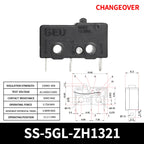 SS-5GL 2/3Pins Micro Limit Switch NO/NC/CHANGEOVER SPDT Snap Action Switch ON/OFF