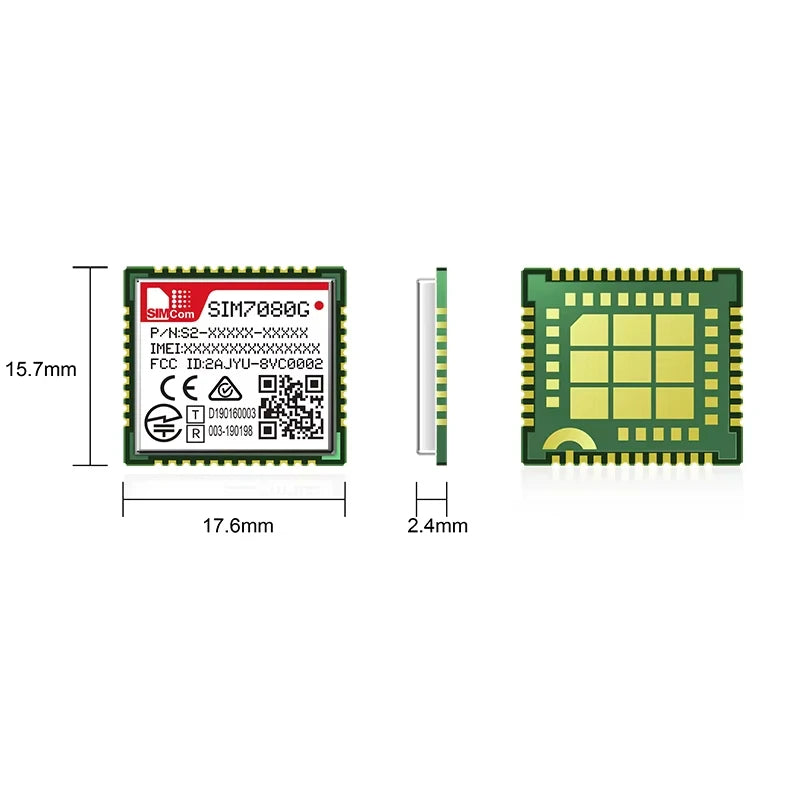 New Original SIMCOM SIM7080G Multi-Band CAT-M NB-IoT module B1/B2/B3/B4/B5/B8/B12/B13/B14/B18/B19/B20/B25/B26 /B27/B28/B66/B85