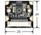 Raspberry Pi Global Shutter Camera - OV9281 1MP Monochrome Module Compatible with Pi 5, Pi 4B, Pi 3B+