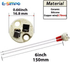 5pcs Bi-Pin Base G4 G6.35 GY6.35 GX5.3 MR16 GZ4 MR11 GU5.3 G5.3 M10 0.75mm Halogen Incandescent Led Socket Ceramic Lamp Holder