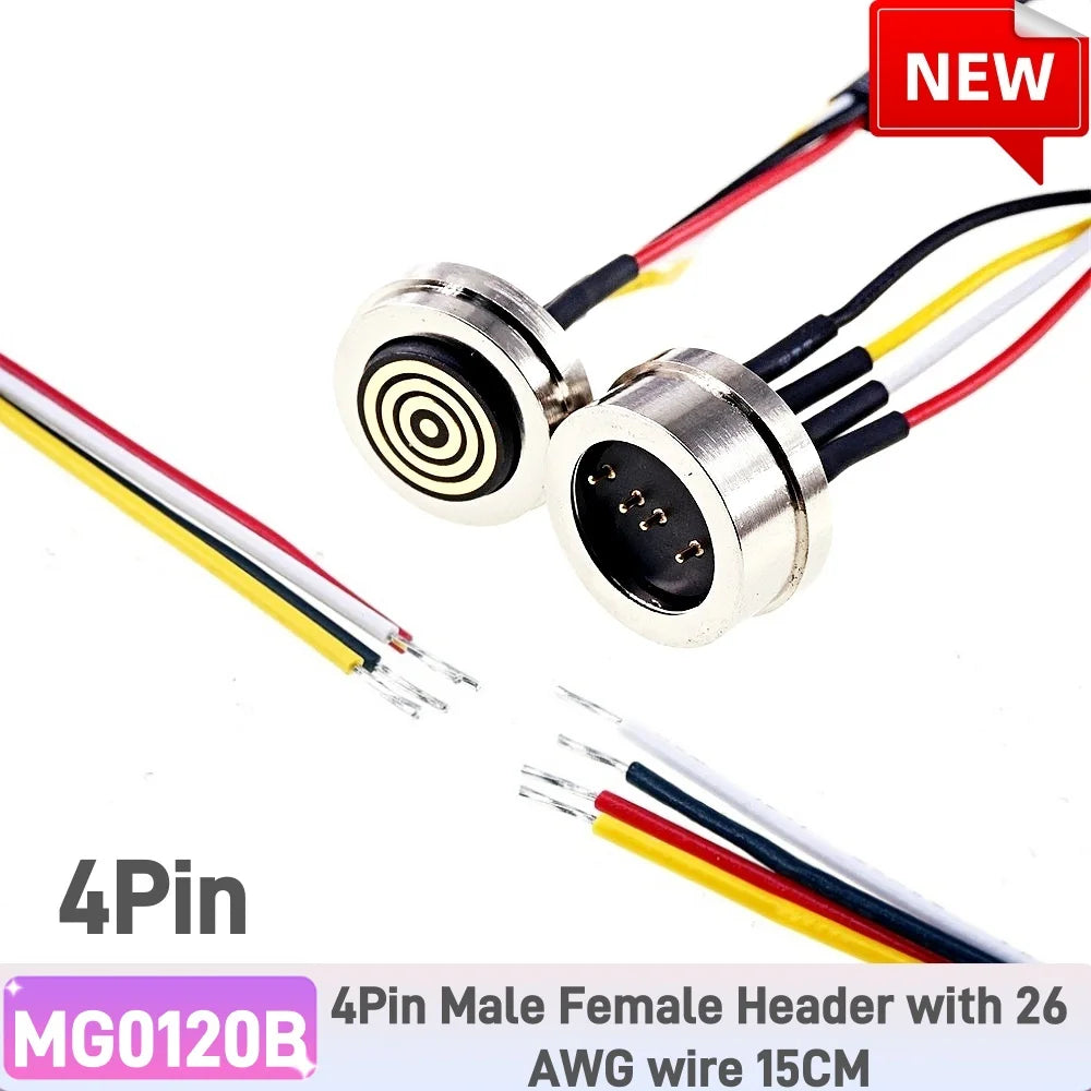 360º Magnetic Circular PogoPin Hassle Free Connector 2A Male Female Metal Spring Loaded 3 4 Pin DC Power Charger Wire JST SM
