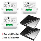 Diese 86 Switch Panel ON/OFF Touch Switch Wireless Light Switch 433Mhz Remote Control ,AC 85V~240V 10A Interruptor for Lighting