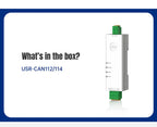 PUSR RS485 RS232 to CAN Bus Converter CAN to Ethernet  Bi-directional Communication Industrial CAN Gateway Modbus RTU USR-CAN114