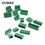 5Set/lot KF2EDGK Terminal Block Male Female 5.08 mm Plug-in Seal PCB Connector 2EDG PCB 2P 3P 4P 5P 6P 7P 8P 9P 10P 12P
