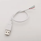 5V USB 2.0 A Female Male Power Supply Cable Connector 2Pin 4Pin Wire Charge Extension Cable Adapter Welding Line DIY 0.3m 1m 2m