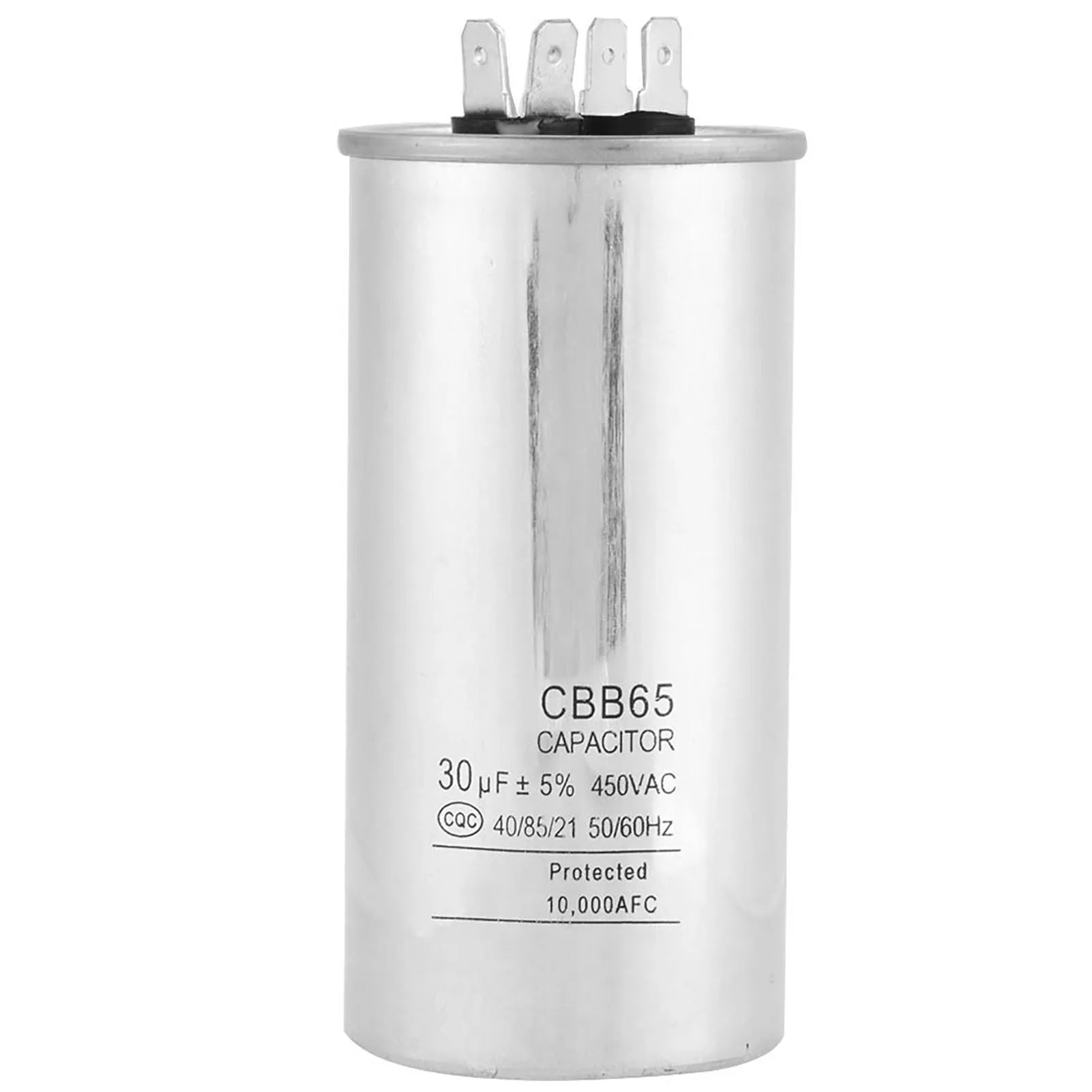 CBB65 30uF Capacitor CBB65A-1 30uF AC 450V Cylindrical Motor Capacitor