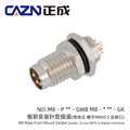 M8 Socket 3 4 5 6 8 Pins Female Male Solder Type Front Back Panel Mount Waterproof Connectors