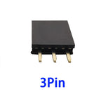 10Pcs2.54mm Pitch Single Row Female Pin Header Socket 2~40P PCB Board Connector Strip Gold Plated Pinheader Terminal for Arduino