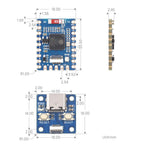 ESP32 S3 Tiny Mini ESP32-S3FH4R2 USB WIFI Bluetooth Stamp Board Detachable Design Dual-Core Processor
