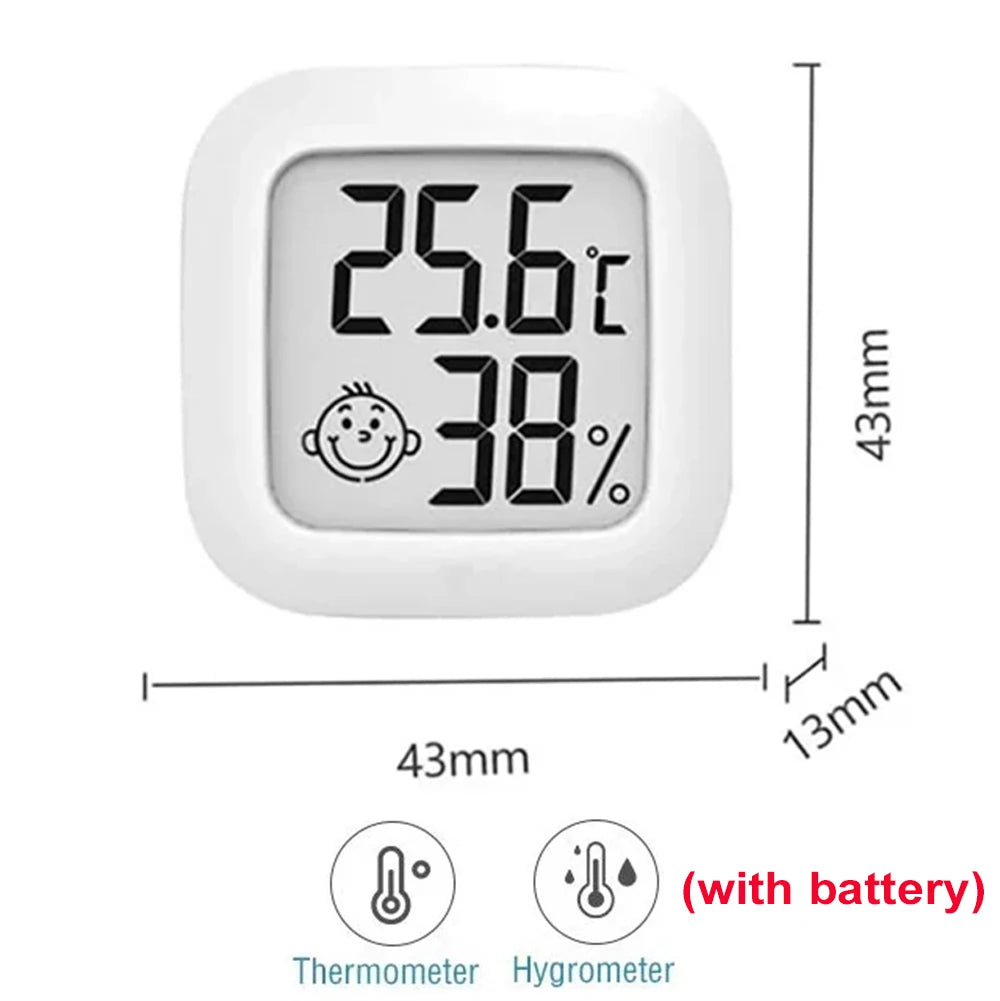 1 Pc Digital LCD Thermometer Hygrometer Indoor Room Mini Electronic Temperature Humidity Meter Sensor Gauge for Home Baby
