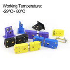 K Type Thermocouple Connector T J E N RS Type Mini Male Female Plug Socket Panel Mount Temperature Sensor Adapter 1-50Pcs