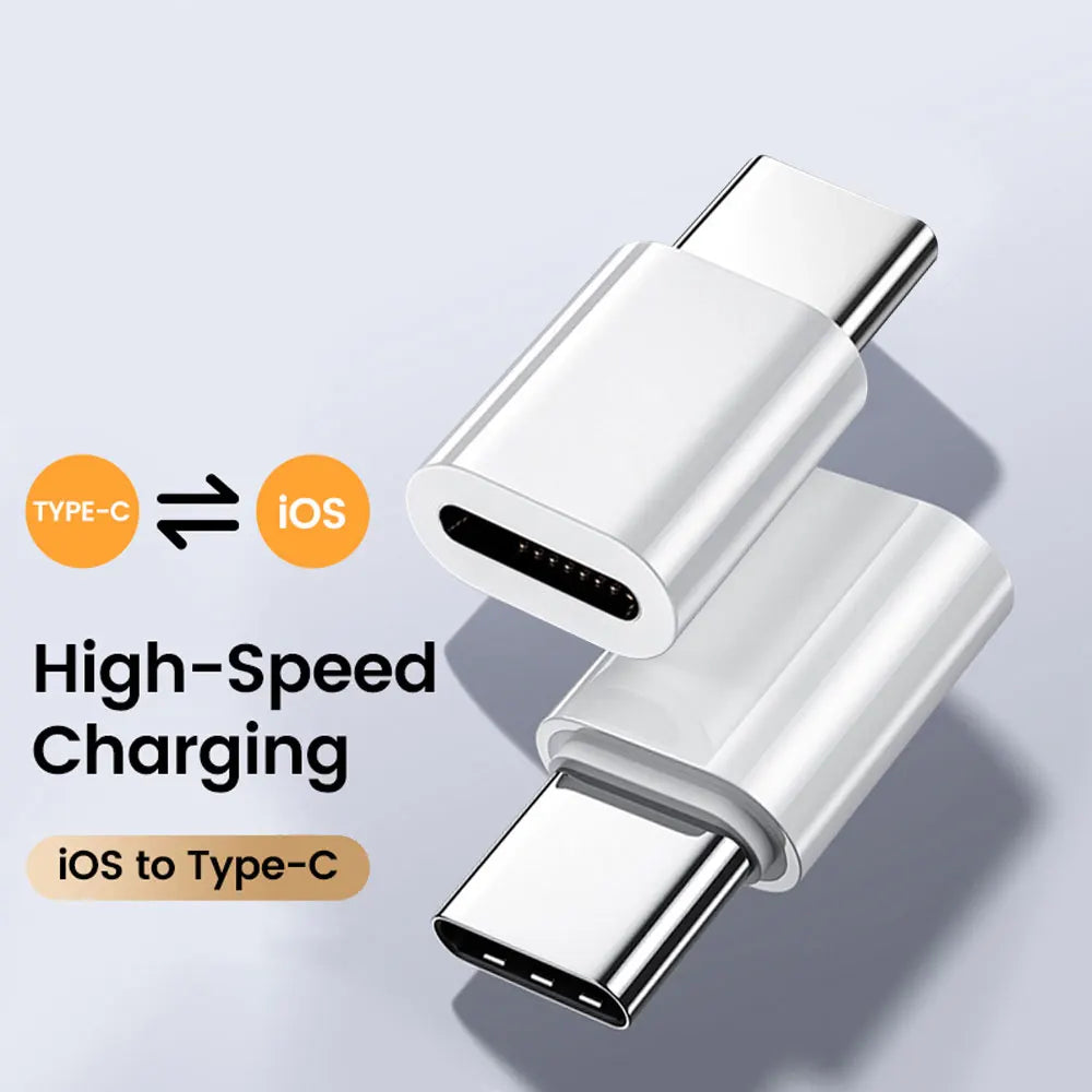 2PCS USB C To Lightning Adapter Lightning Female to Type C Male Converter High Speed Charging Connector For iPhone 15 16