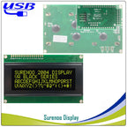 Surenoo LCD2USB USB 204 20X4 2004 Character LCD Module Display Screen Panel sutible LCD Smartie & AIDA64 for DIY PC