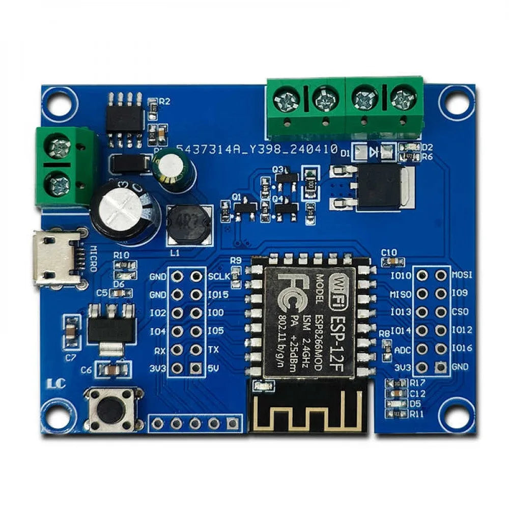 32Mbit SPI Flash Development Board DC5-80V ESP12F WiFi Relay Board 1 Way Relay Module Development Board Onbaord ESP-12F Module