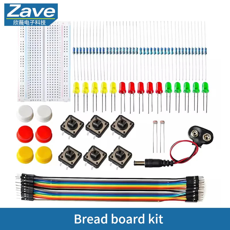 Smart Electronics Starter Kit For arduino uno r3 mini Breadboard LED jumper wire button