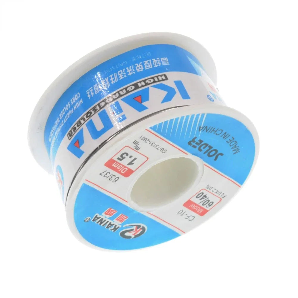 Solder Wire Tin 0.5/0.6/0.8/1.0/1.2/1.5/2.0mm Roll Clean Rosin Welding Core Soldering Wire Flux Reel Tube CF-10