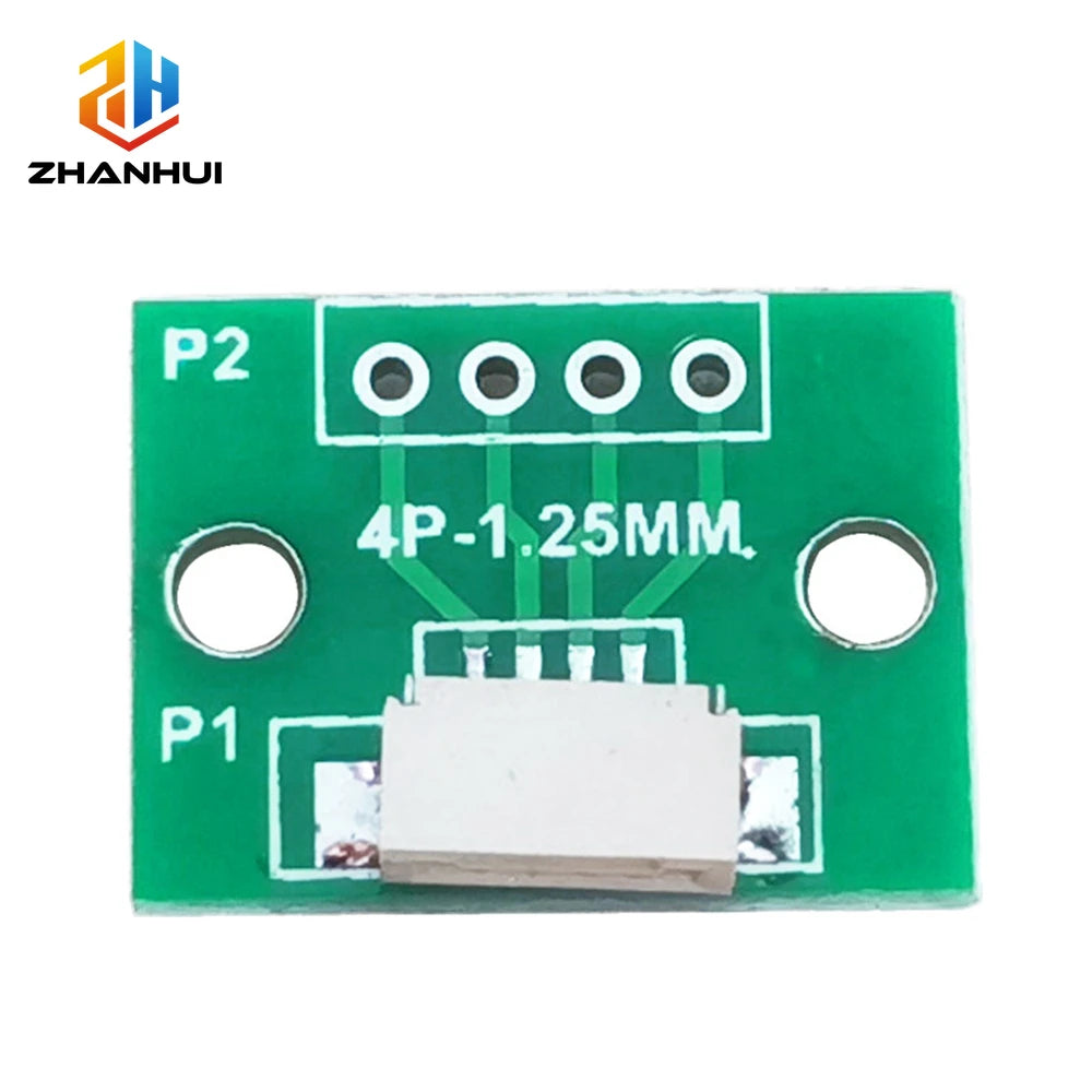 5/2/1PCS GH 1.25mm SMD to DIP2.54 Adapter Board 4P 6P 8P 10P 12P Test Conversion Board