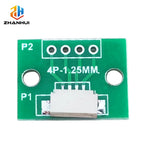 5/2/1PCS GH 1.25mm SMD to DIP2.54 Adapter Board 4P 6P 8P 10P 12P Test Conversion Board