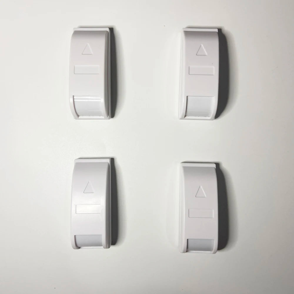 4Pcs 461 Wired Passive Infrared Detector Mini Curtain PIR Motion Sensor For Home Security Indoor Intruder Burglar Alarm