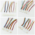 10Set SH1.0 1.25 ZH1.5 PH2.0 XH2.54 Connector Female Housing 10/20/30cm Wire Cable+Male Pin 2/3/4/5/6/7/8/9/10/12P Wafer