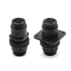 1/5/20/50 Sets TE/AMP Type 4P/9P/14Pin SMEMA Connector Aviation Plug Sheath with Tail Clamp Terminal for SMT Equipment 206043-1
