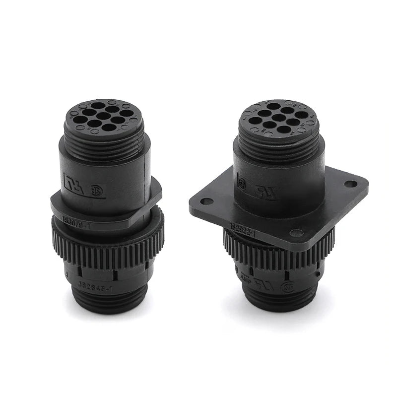 1/5/20/50 Sets TE/AMP Type 4P/9P/14Pin SMEMA Connector Aviation Plug Sheath with Tail Clamp Terminal for SMT Equipment 206043-1