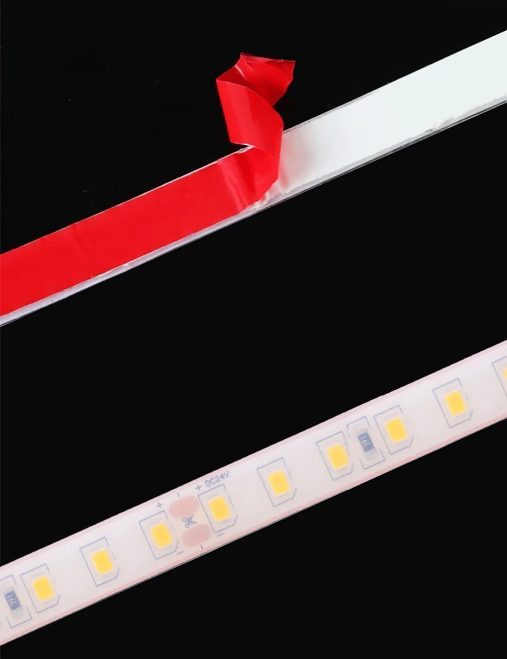 12V 24V 5m 10m 20m LED Strip Light IP68 Waterproof 2835 9 Colors Flexible Tape with 2pin Wire 120LED/m Bright Ribbon 0.5m 1m 2m