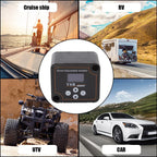 12V 140A Adjustable Dual Battery Isolator LCD Display Voltage Sensitive Split Charge Relay Voltage Setting VSR for Camper Car RV