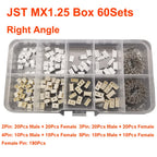 JST Box SH1.0/MX1.25/PH2.0/XH2.54/VH3.96/SM2.54/SYP Pitch Connector Terminal Kit SMD/Straight/Right Angle Type DIY