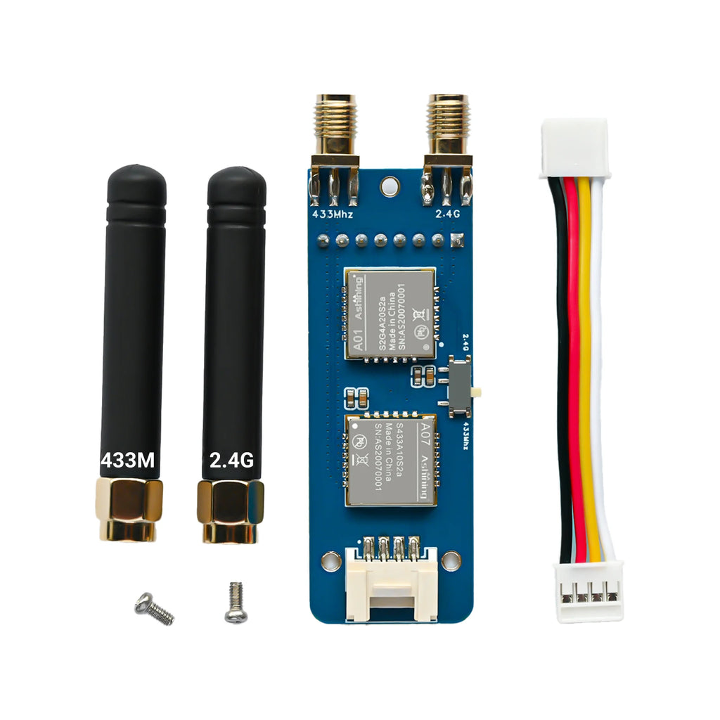 M5Stack StickC Plus2 RF 2-in-1 Module, Supports Both CC1101 and NRF24 Functionalities. Compatible with 2.4GHz and 433MHz Frequen