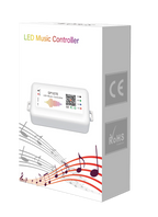 Ws2812B Led Rgbic Strip Light Controller Dc5V-24V WiFi Sp511E Music Ws2811 Sk6812 Sp107E Addressable Sp107E Smart App Controller