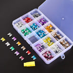 Nilight 140pcs Low Profile Mini Blade Fuse Assortment, 2A 3A 5A 7.5A 10A 15A 20A 25A 30A 35A 40A Mini Blade Fuses for Car Boat Truck SUV Automotive