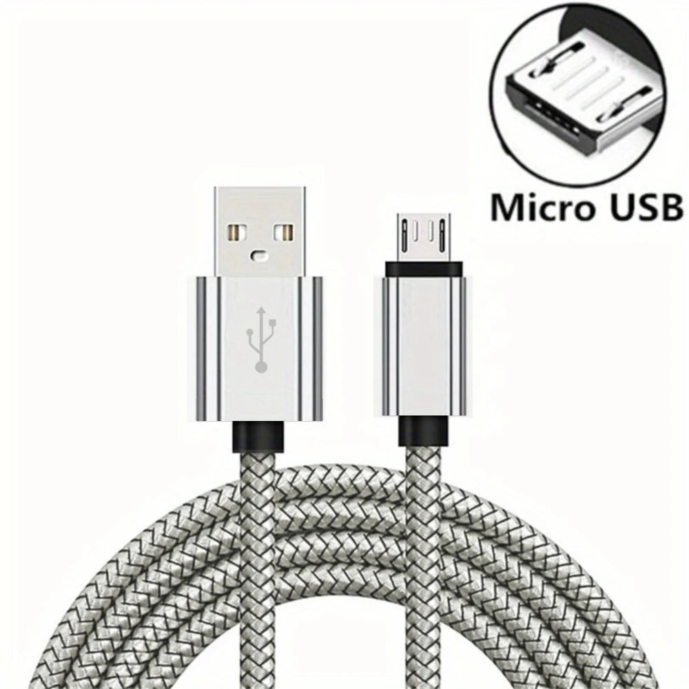 USB A Micro Cable Fast Charging Wire Mobile Phone Line USB Adapter Cable Cord For Samsung Xiaomi Andriod Mouse PS4 GamePad Data