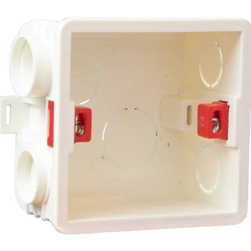 AMPCOM Wall Faceplate Socket Grey Wallplate 1-Port 2-Port 4-Port Networking Telephone Socket Outlet Mount Panel For RJ45 RJ11